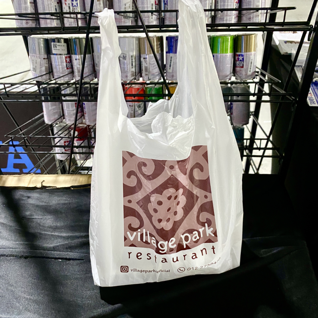 Village Park Restaurant takeaway bag