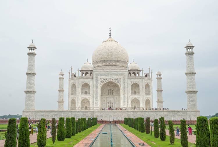 The Taj Mahal, one of the most famous buildings in the world