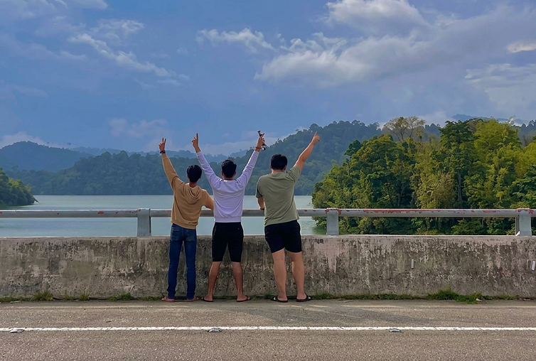 A beautiful view feels different when someone shares it with you